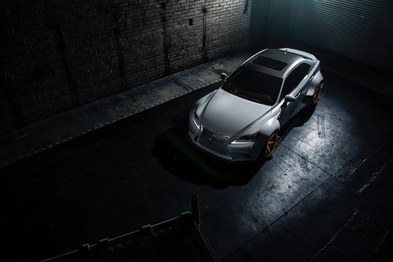 Illustration for article titled The DeviantArt Lexus IS 350 F Sport Is Mean As Hell